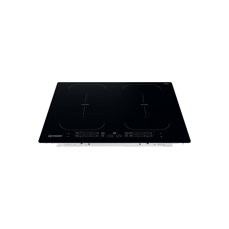 Refurbished Indesit IB88B60NE 60cm 4 Zone Induction Hob Black