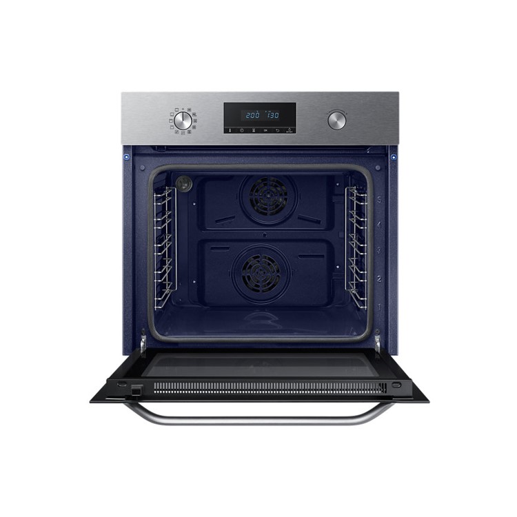 Refurbished Samsung NV70K3370BS 60cm Single Built In Electric Multifunction Pyrolytic Oven Stainless Steel