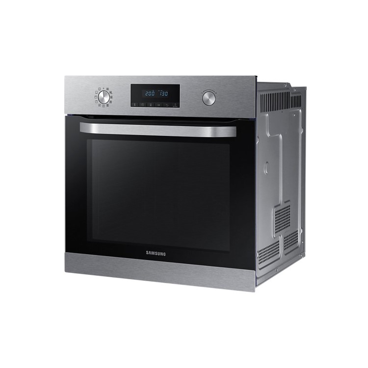 Refurbished Samsung NV70K3370BS 60cm Single Built In Electric Multifunction Pyrolytic Oven Stainless Steel