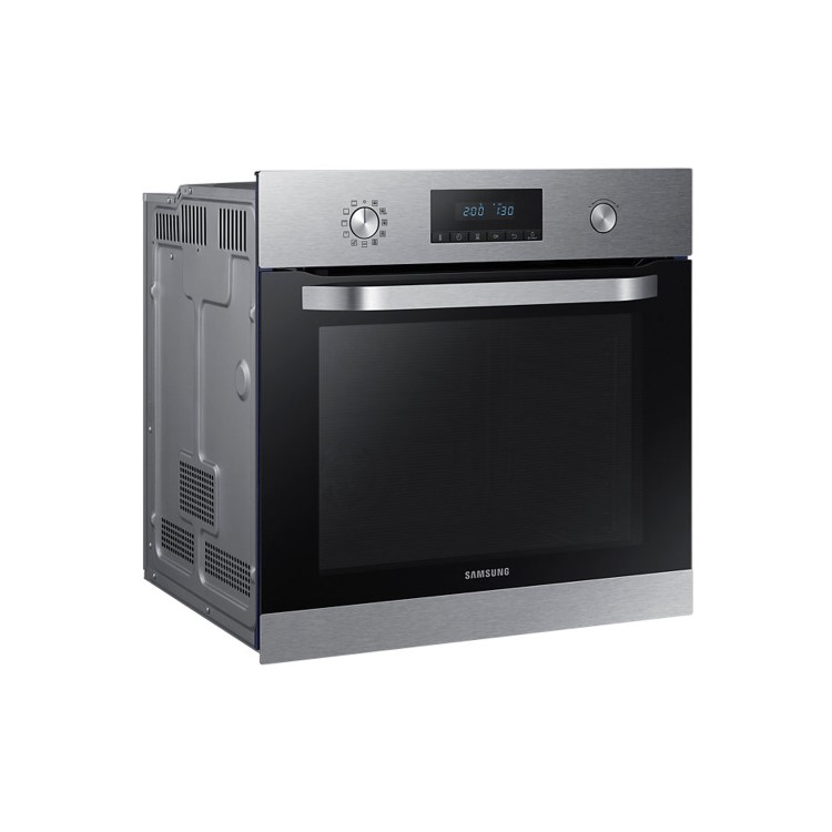 Refurbished Samsung NV70K3370BS 60cm Single Built In Electric Multifunction Pyrolytic Oven Stainless Steel