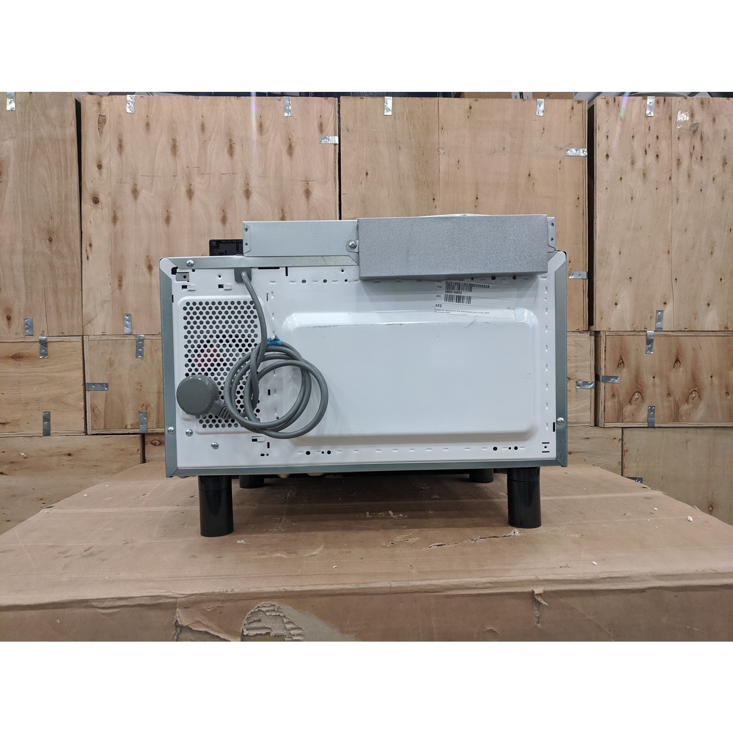Refurbished AEG MBE2658SEB Built In 26L 900W Microwave Black 78286270/1/78241486/1/A2/MBE2658SEB