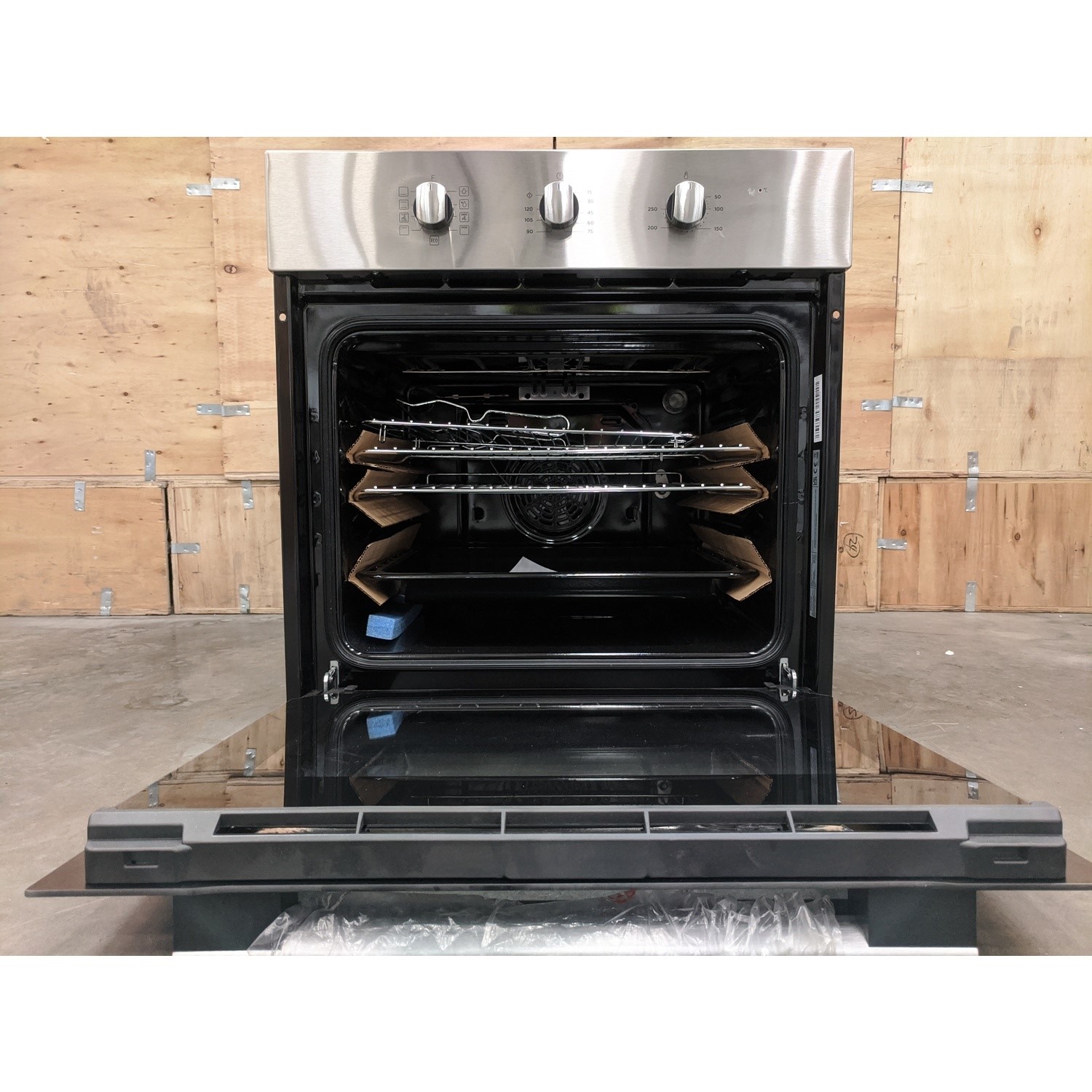 Refurbished electriQ EQOVENM2 60cm Single Built In Fan Assisted