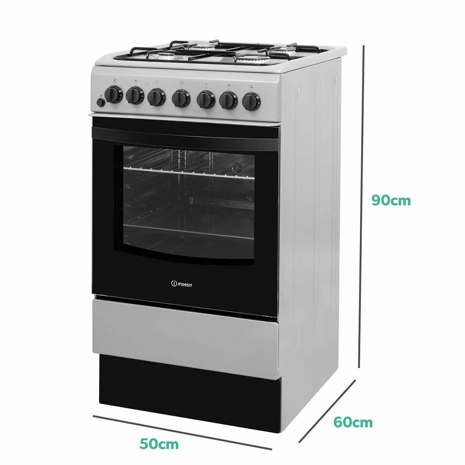 indesit gas hob electric oven