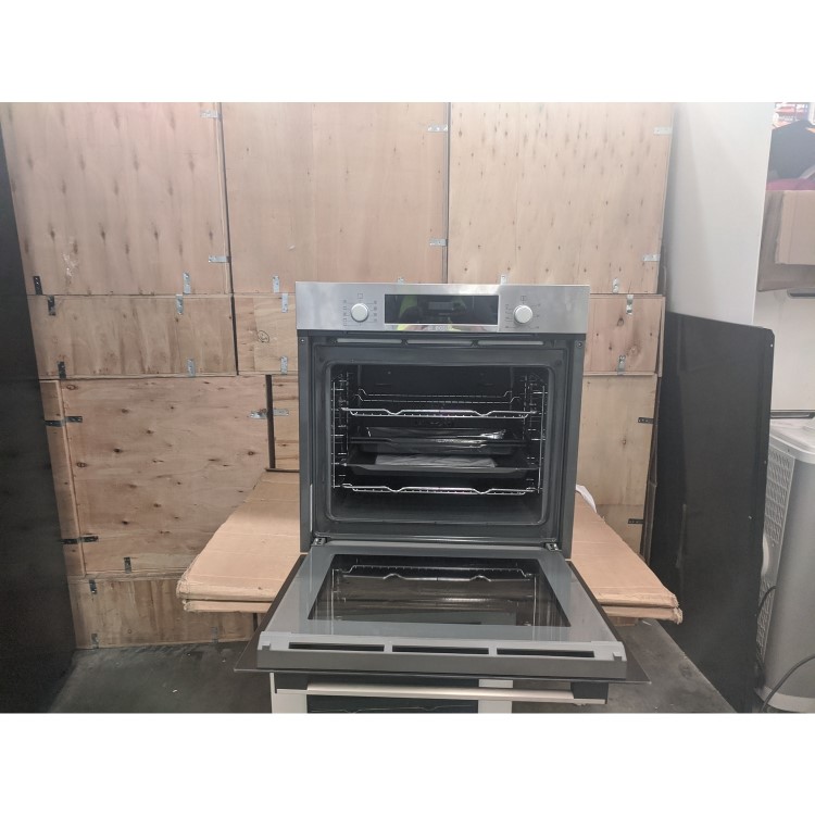 Refurbished Bosch Series 4 HBS534BS0B Multifunction 60cm Single Built In Electric Oven with Catalytic Cleaning Stainless Steel