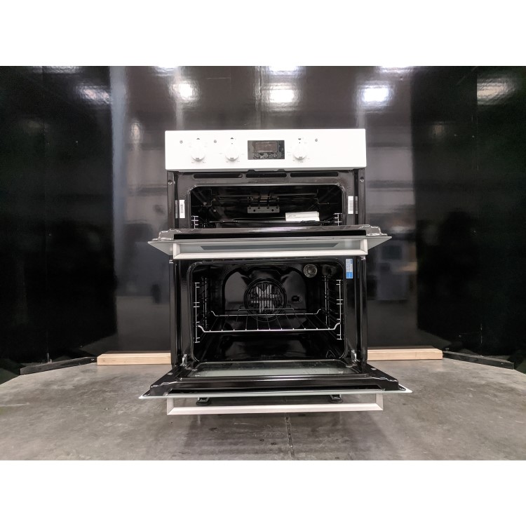 Refurbished Indesit Aria IDU6340WH 60cm Double Built Under Electric Oven White