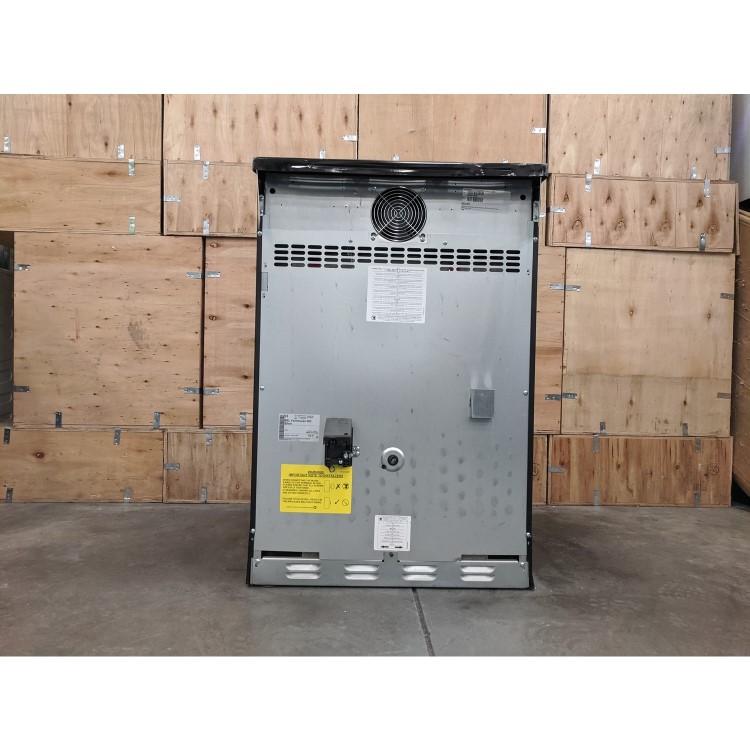 Refurbished Belling Farmhouse 60E 60cm Double Oven Electric Cooker With Ceramic Hob Silver