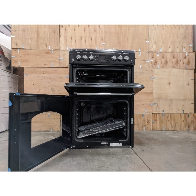Refurbished Leisure Classic CLA60GAK 60cm Double Oven Gas Cooker Black