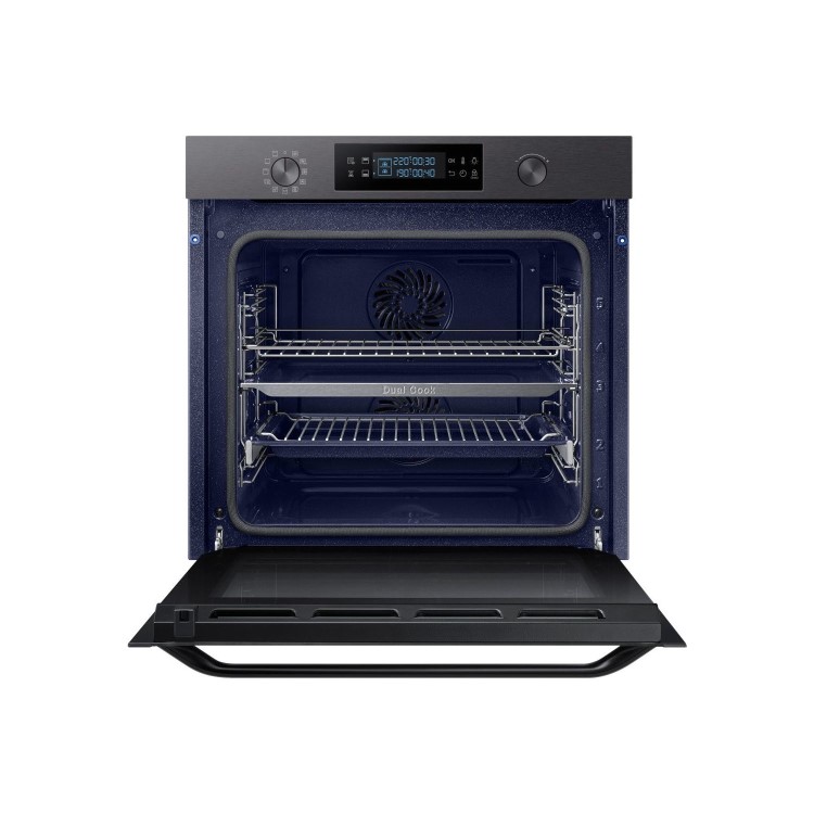 Samsung Dual Cook Electric Pyrolytic Single Oven - Black