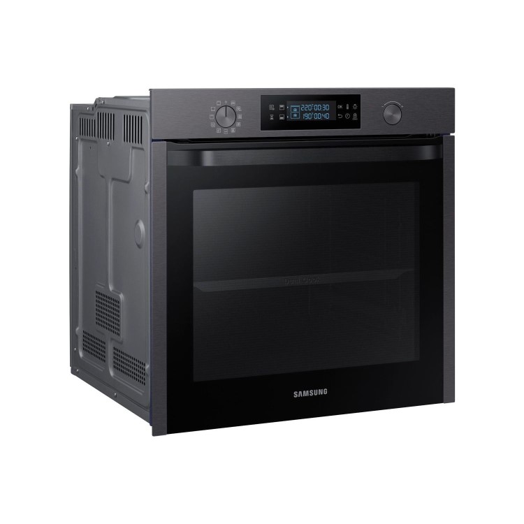 Samsung Dual Cook Electric Pyrolytic Single Oven - Black