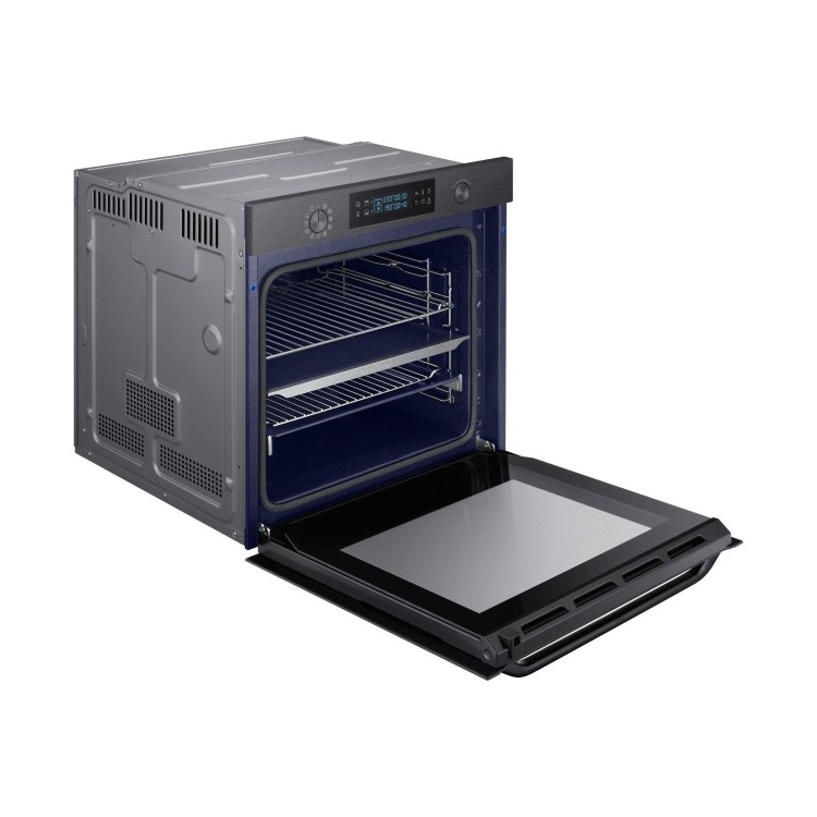 Samsung Dual Cook Electric Pyrolytic Single Oven - Black