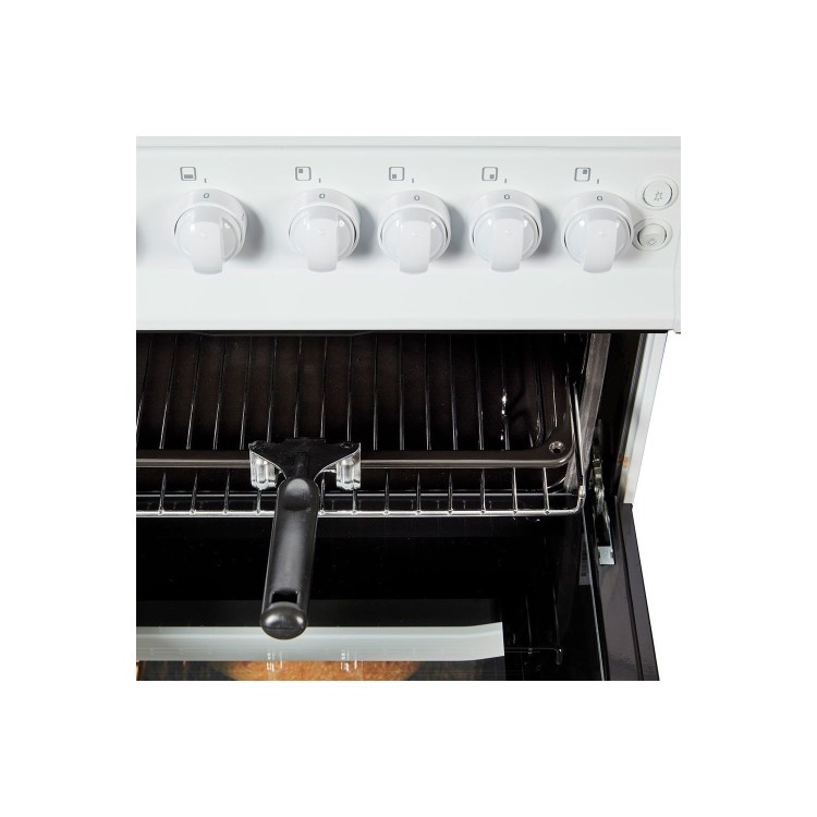 Refurbished Nordmende CTG52LPGWH 50cm Double Cavity LPG Gas Cooker White