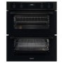 Refurbished Zanussi Series 40 ZPCNA4K1 60cm Double Built Under Electric Oven Black 