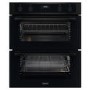 Refurbished Zanussi Series 20 ZPCNA4K1 60cm Double Built Under Electric Oven with Catalytic Cleaning Black