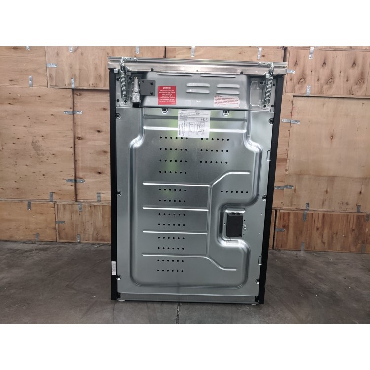 Refurbished Indesit KDP60SES 60cm Double Oven Dual Fuel Cooker Stainless Steel