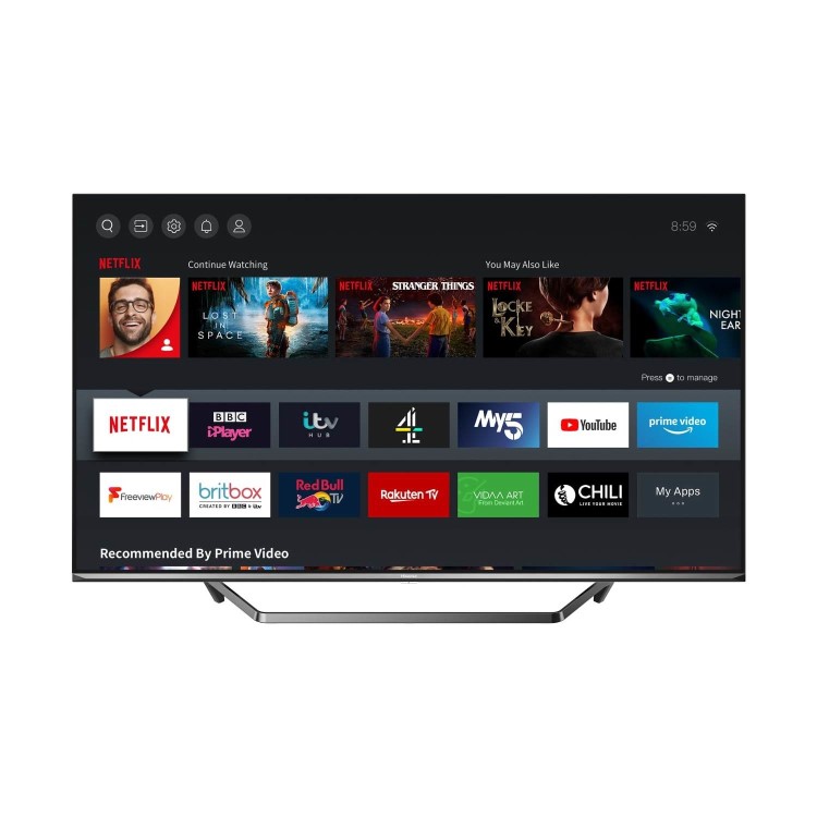 Hisense U7QF 50 Inch QLED 4K Dolby Vision Smart TV