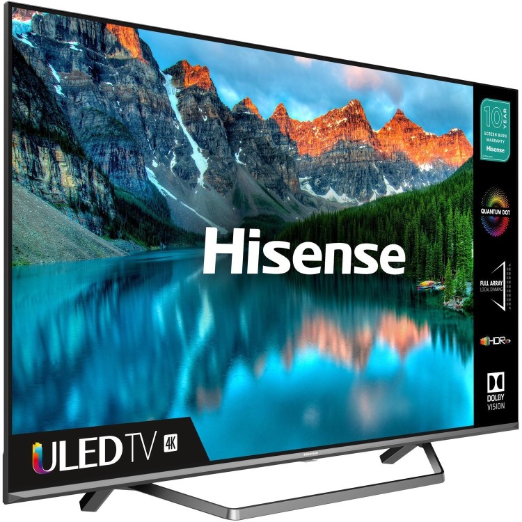 Refurbished Hisense U7Q 55" 4K Ultra HD with HDR10+ ULED Freeview Play Smart TV