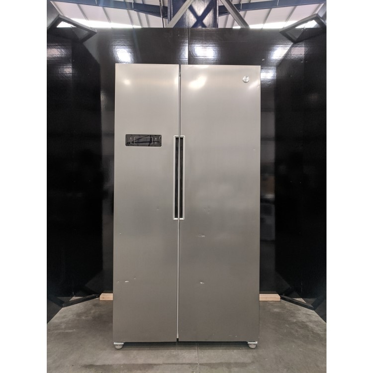 Refurbished Hoover H-COOL HHSBSO6174XK 521 Litre American Fridge Freezer Stainless Steel