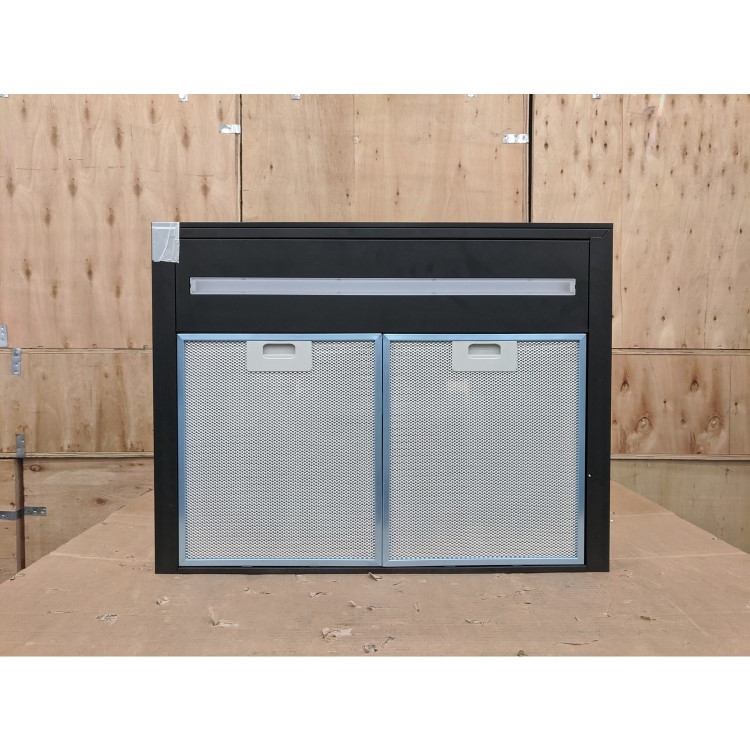 Refurbished Elica Adele ADELE-MATB-60 60cm Flat Chimney Cooker Hood Black