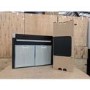Refurbished Elica Adele ADELE-MATB-60 60cm Flat Chimney Cooker Hood Black