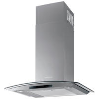 Samsung 60cm Curved Glass Chimney Cooker Hood - Stainless Steel