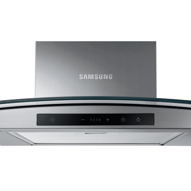 Samsung 60cm Curved Glass Chimney Cooker Hood - Stainless Steel