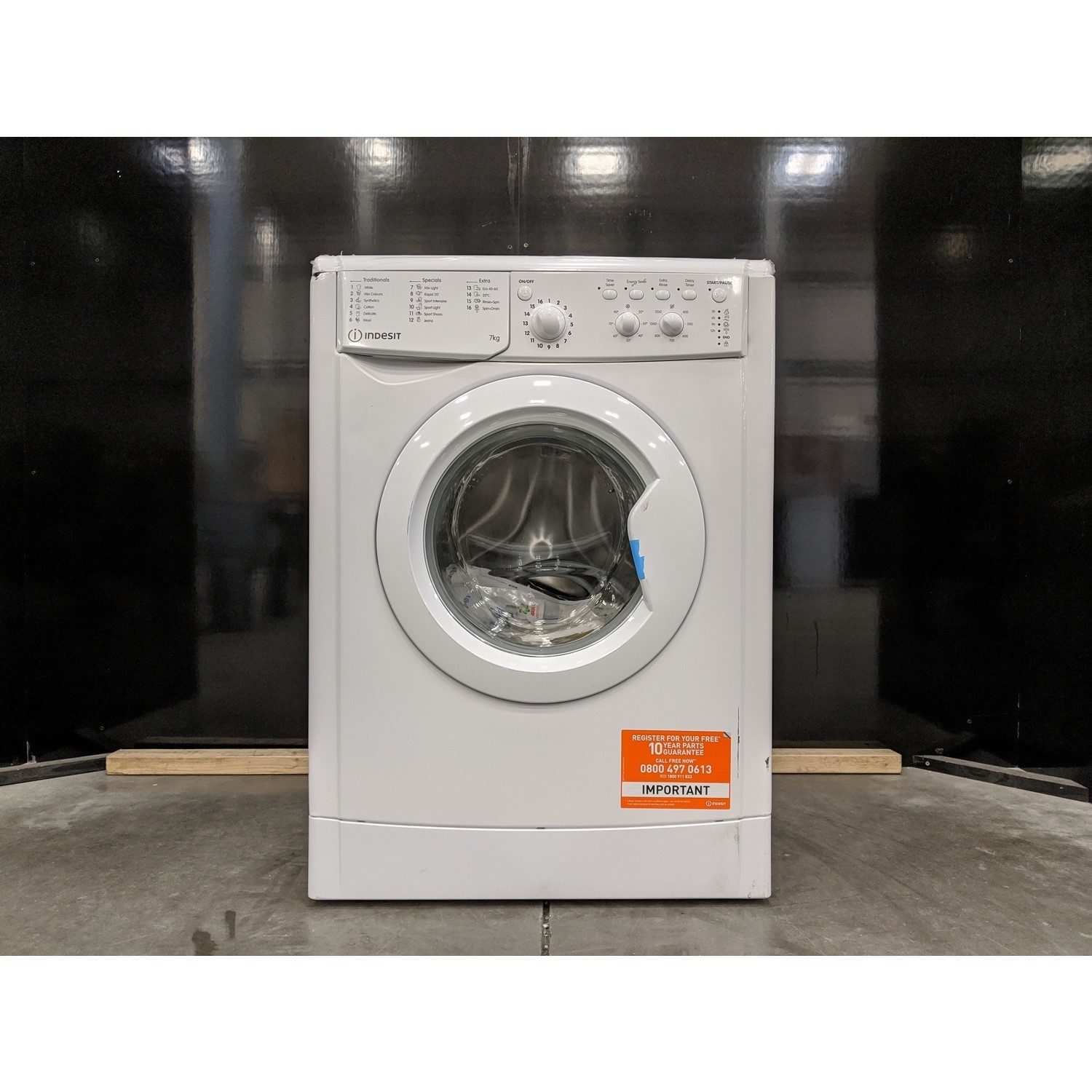 Refurbished Indesit EcoTime IWC71252WUKN Freestanding 7KG 1200 Spin