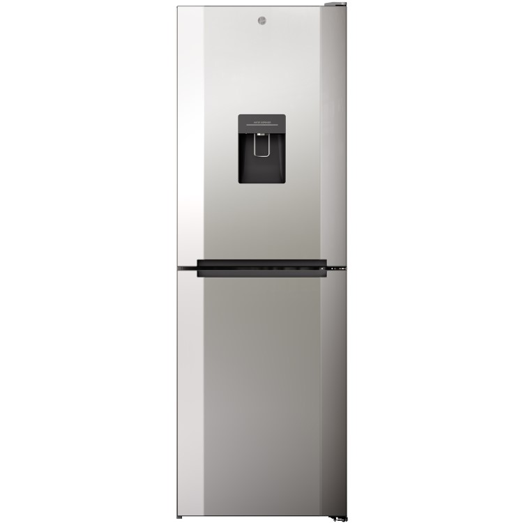 Refurbished Hoover H1826MNB5XWK Freestanding 308 Litre 50/50 Frost Free Fridge Freezer Stainless Steel