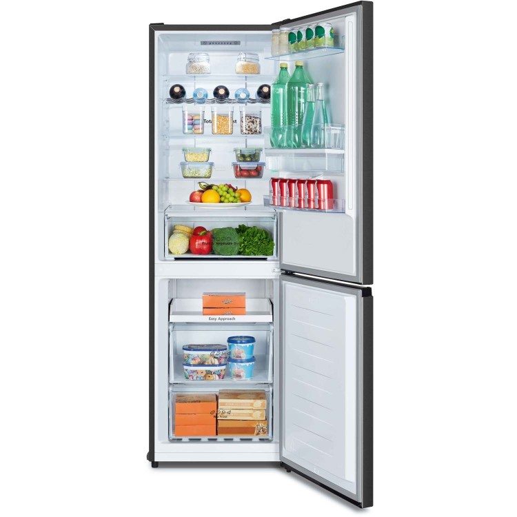 Refurbished Hisense RB390N4WB1  RB390-Series Freestanding  Fridge Freezer With Non-plumb Water Dispenser - Black