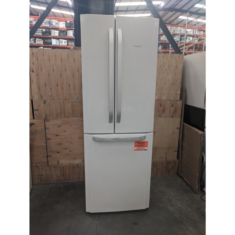 Refurbished Hotpoint FFU3DW1 Freestanding 452 Litre 60/40 Fridge Freezer White