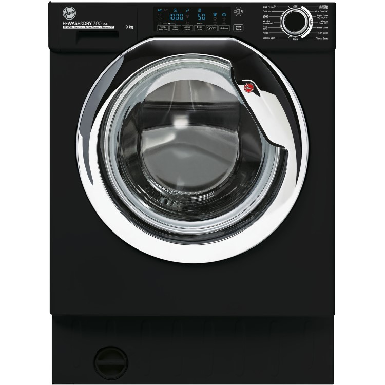 Hoover 9kg 1600rpm Integrated Washing Machine - Black