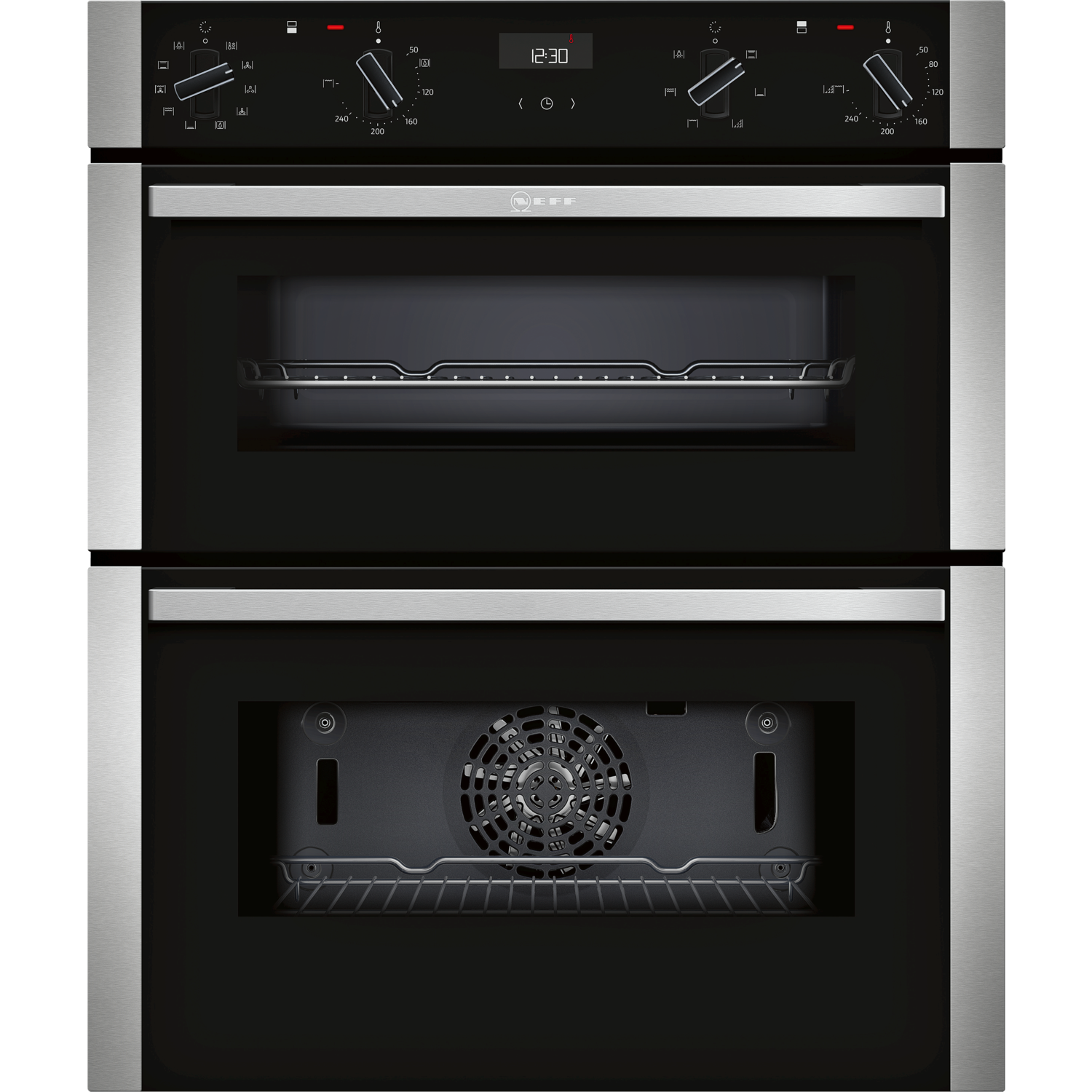 Neff N50 Electric Built Under Double Oven Stainless Steel