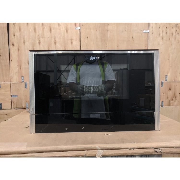 Refurbished Neff N70 C17GR00N0B Built In 21L with Grill 900W Left Hinged Door Microwave Stainless Steel