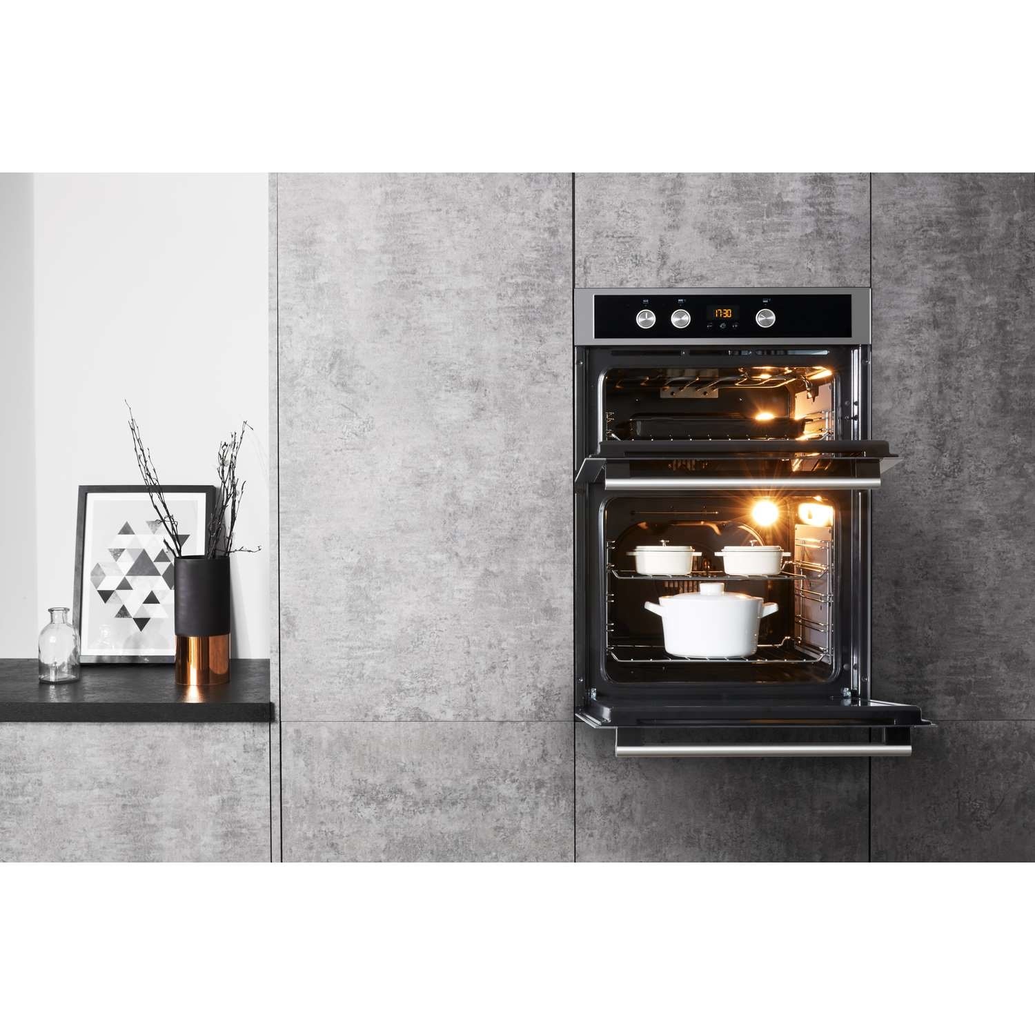 hotpoint double oven dd4544jix