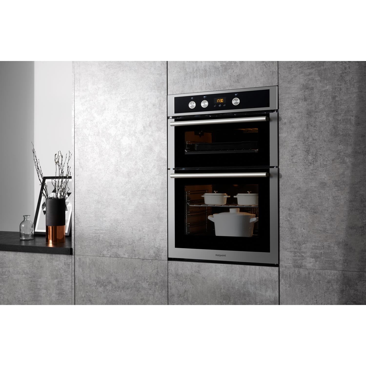 hotpoint double oven dd4544jix