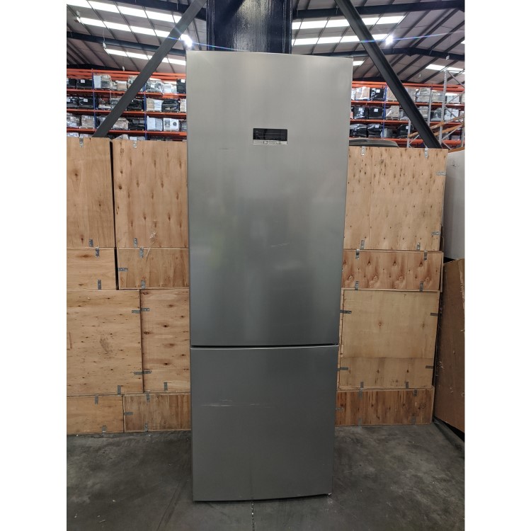Refurbished Bosch KGN49XLEA Freestanding 435 Litre 70/30 Fridge Freezer Stainless steel