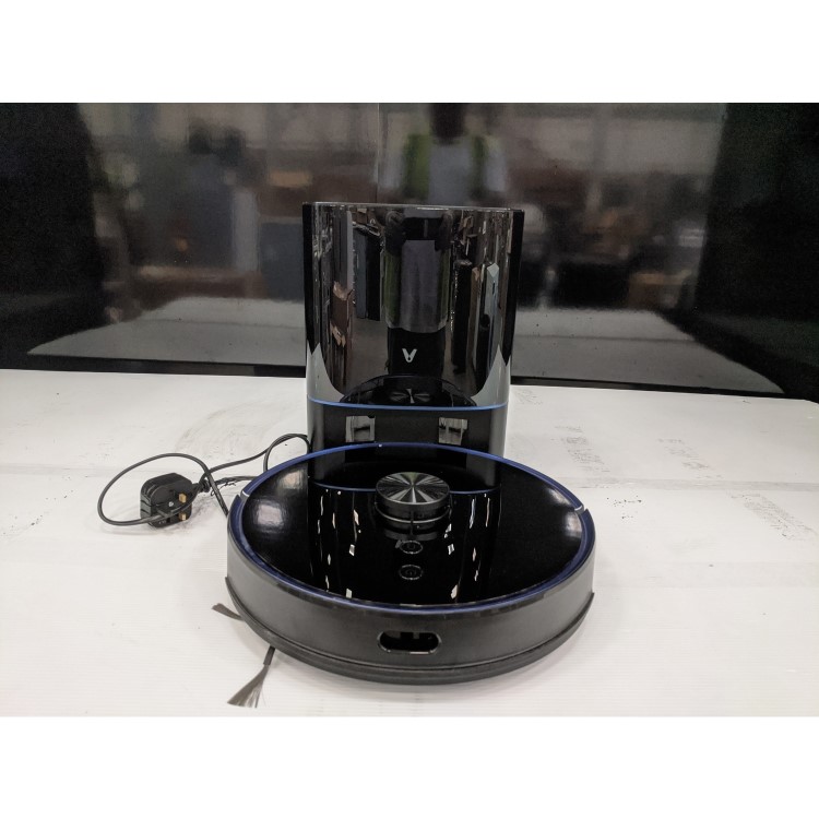 Refurbished Xiaomi Viomi S9 Robot Vacuum Cleaner 2700Pa with Laser Navigation and Intelligent Dust Collector for Pets Hair Carpets Hard Floor and Mopping - Black