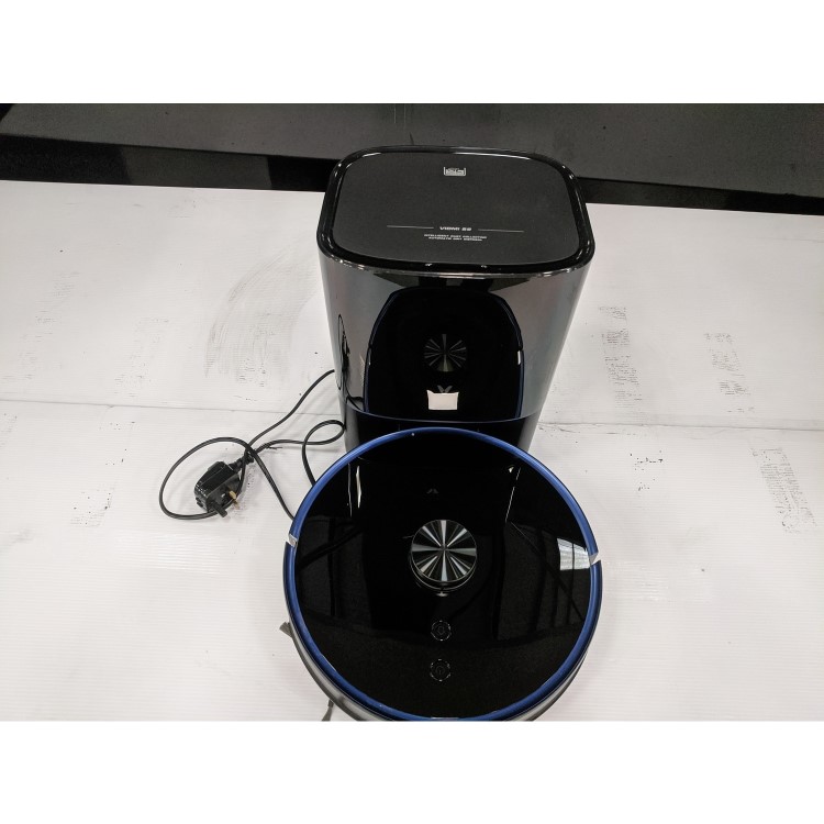Refurbished Xiaomi Viomi S9 Robot Vacuum Cleaner 2700Pa with Laser Navigation and Intelligent Dust Collector for Pets Hair Carpets Hard Floor and Mopping - Black