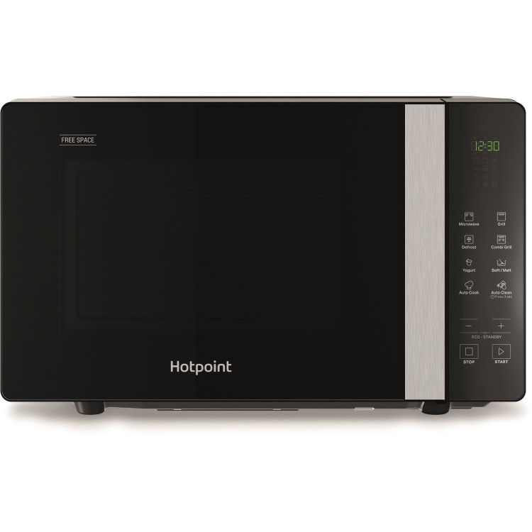 Hotpoint Xtraspace Flatbed 20L Microwave Oven With Grill - Black