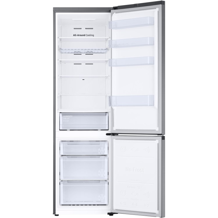 Refurbished Samsung 8 Series RB38T602CS9/EU Freestanding 385 Litre Frost Free Classic Fridge Freezer Silver