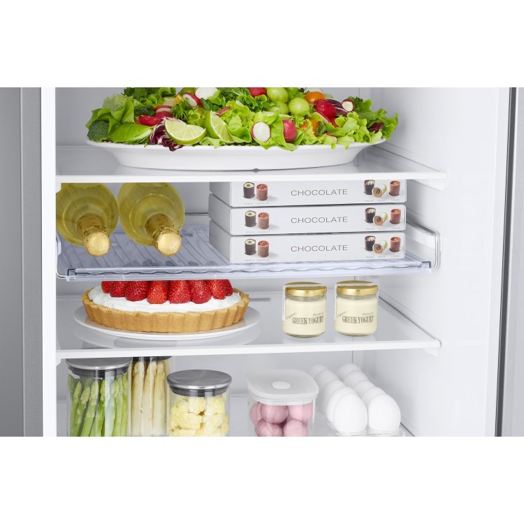 Refurbished Samsung 8 Series RB38T602CS9/EU Freestanding 385 Litre Frost Free Classic Fridge Freezer Silver