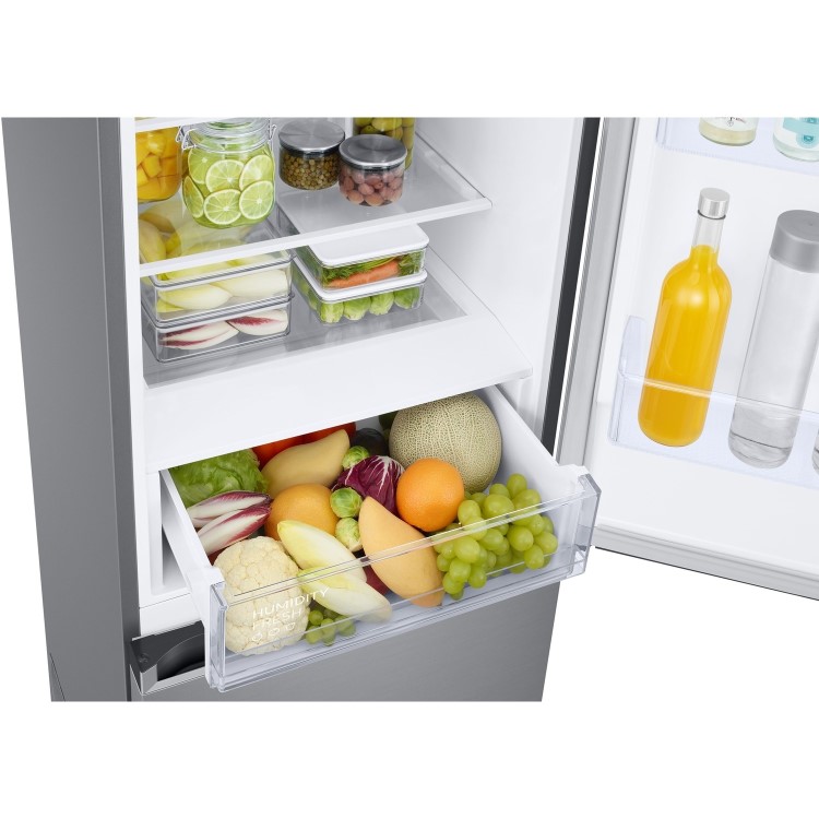 Refurbished Samsung RB38T602CS9/EU Freestanding 385 Litre 70/30 Fridge Freezer Stainless steel