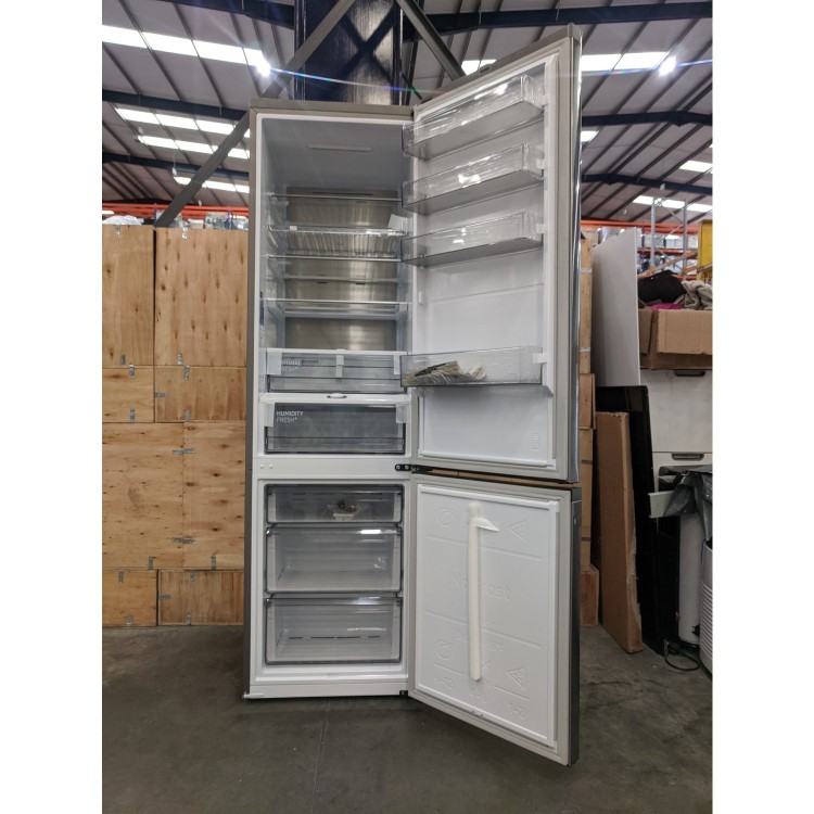 Refurbished Samsung RL38A776ASR Freestanding 387 Litre 70/30 Fridge Freezer Stainless Steel