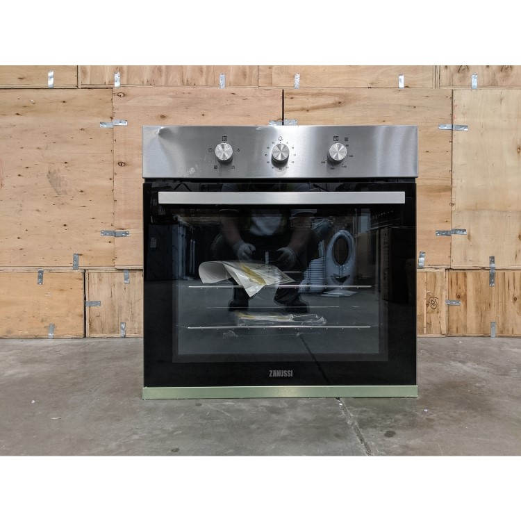 Refurbished Zanussi ZOB31471XK 60cm Single Built In Electric Oven 