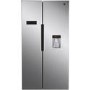 Hoover 529 Litre Side-By-Side American Fridge Freezer - Stainless Steel