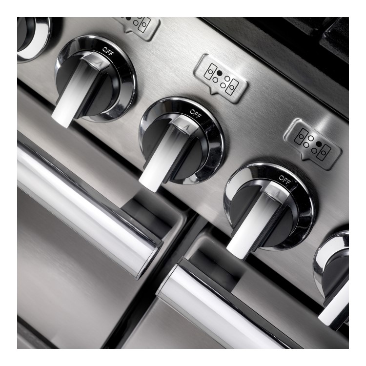GRADE A2 - Rangemaster Professional Deluxe 100cm Dual Fuel Range Cooker - Black