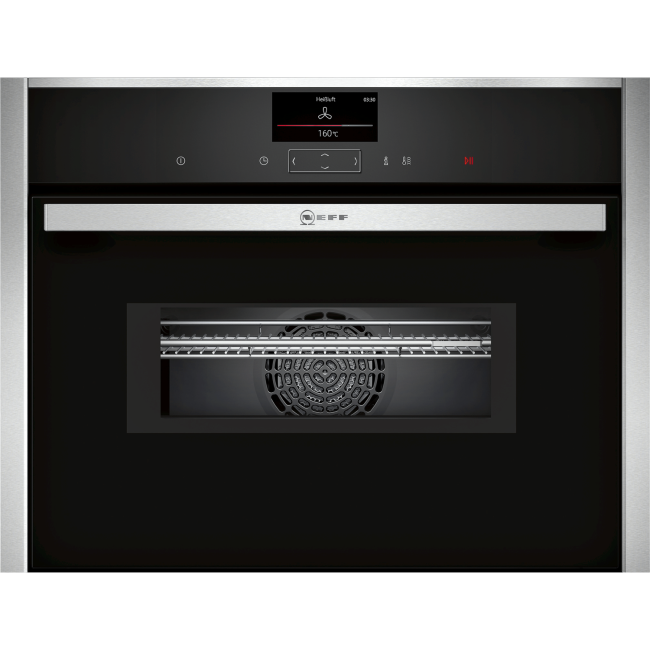 GRADE A3 - Neff C17MS32H0B N90 Compact Height Combination Microwave Oven With Touch Controls & Catalytic Cleaning