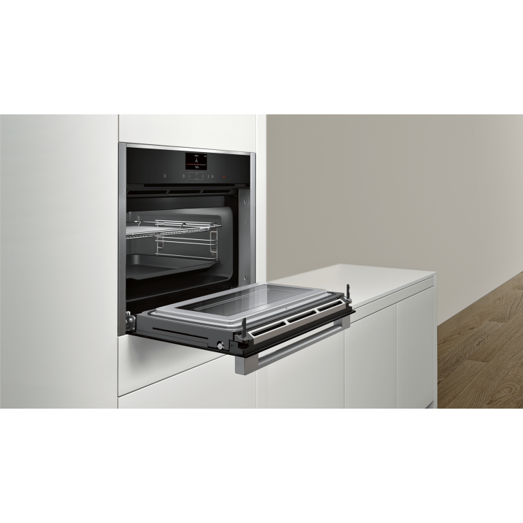 GRADE A2 - NEFF C17MS32H0B N90 Compact Height Combination Microwave Oven With Touch Controls & Catalytic Cleaning