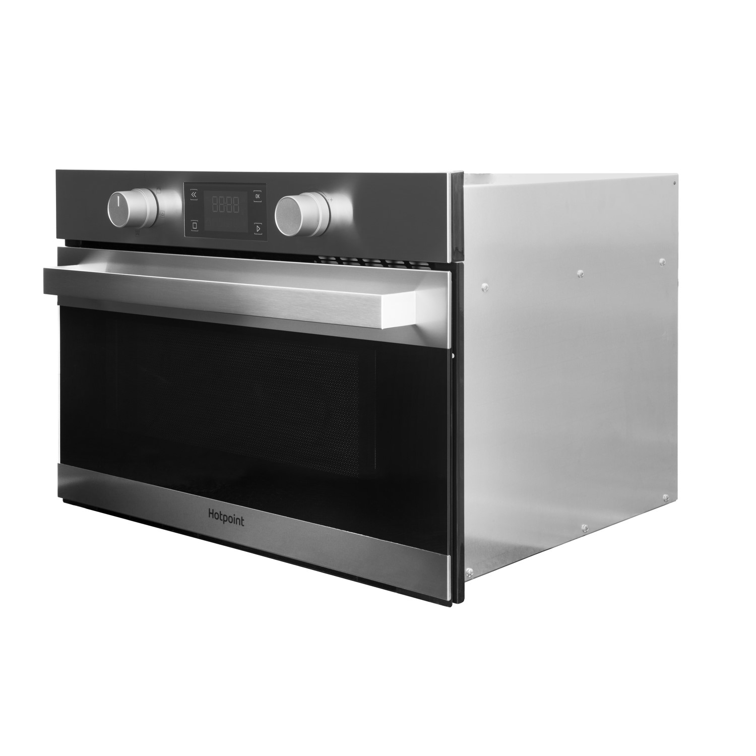 Hotpoint 31L 1000W Built In Microwave with Grill Stainless Steel