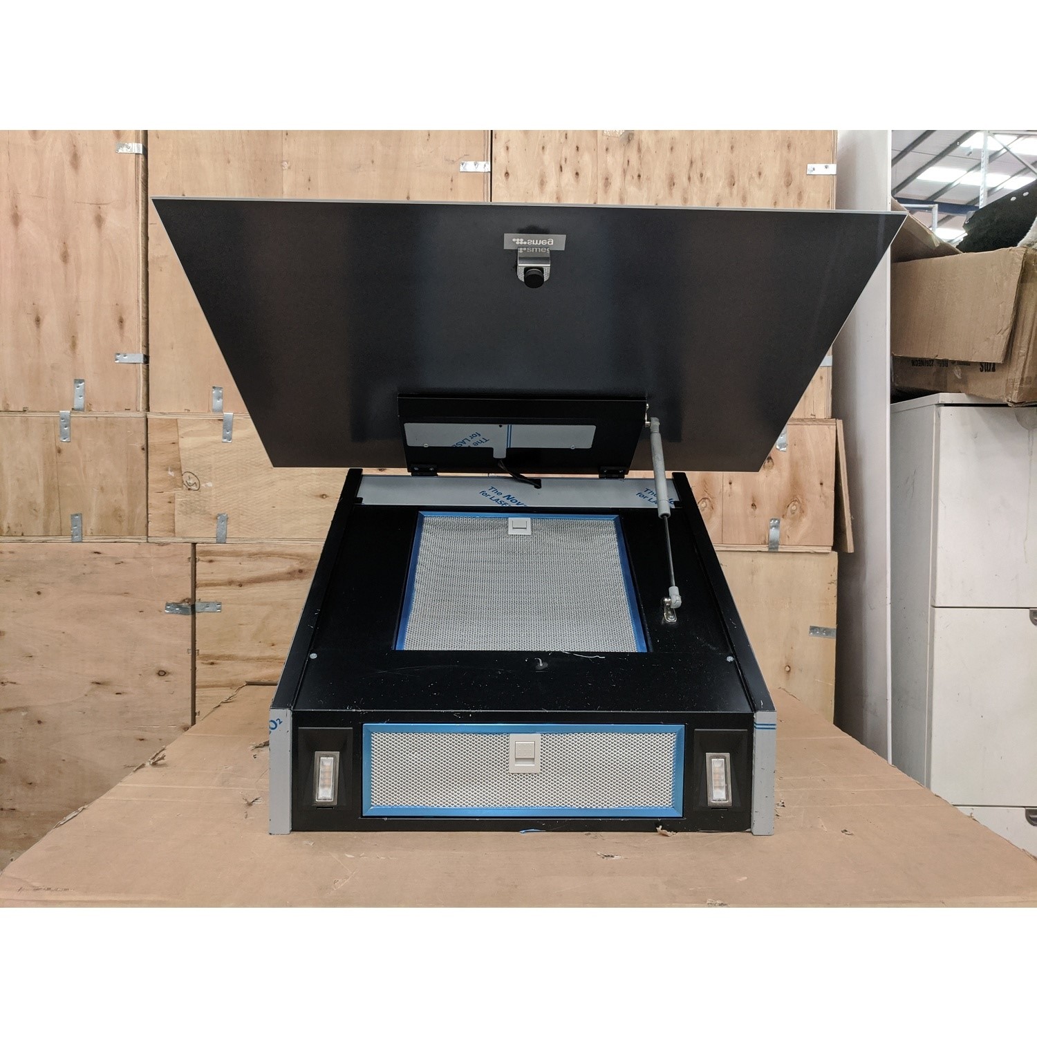 Refurbished Smeg KV28S 80cm Angled Chimney Cooker Hood Silver 78306955