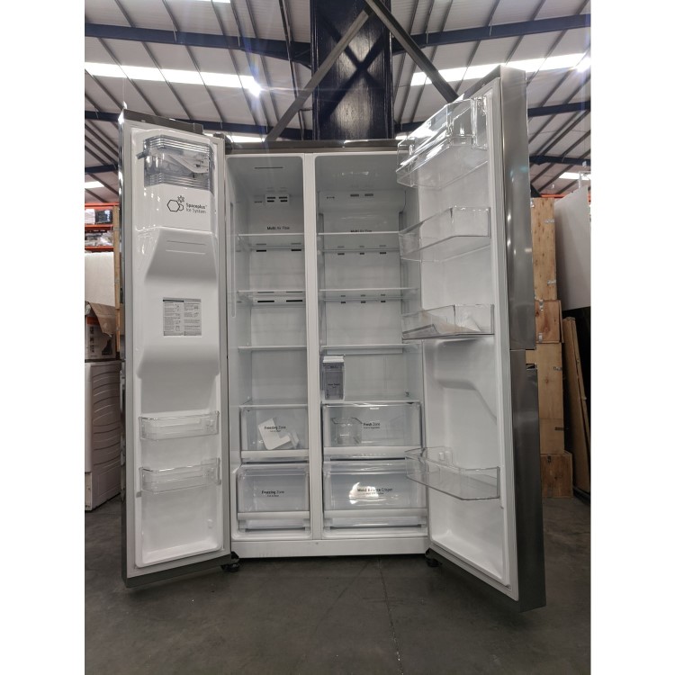 Refurbished LG GSL761PZXV Freestanding 625 Litre 70/30 Frost Free American Fridge Freezer